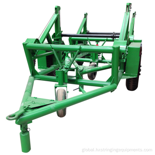 Cable Reel Trailer 3T Cable Drum Reel Carrier Transport Laying Trailer Supplier